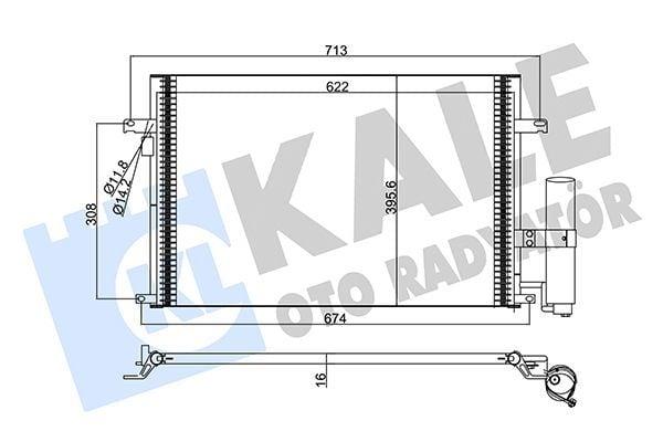 Kale Radiator Climate Radiator - Compatible with Chevrolet Lacetti & Daewoo Nubira — Radiators & Fans