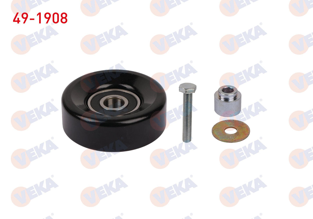 Veka 49-1908 V Belt Tensioner Bearing Metal with Bushing 90 — Pulleys & Tensioners