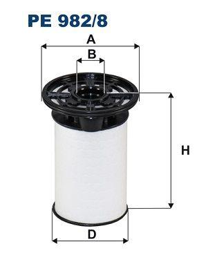 Filtron PE982-8 Diesel Filter Fiat Ducato IV/250_ 2.3 Multijet 14-19 — Fuel Delivery