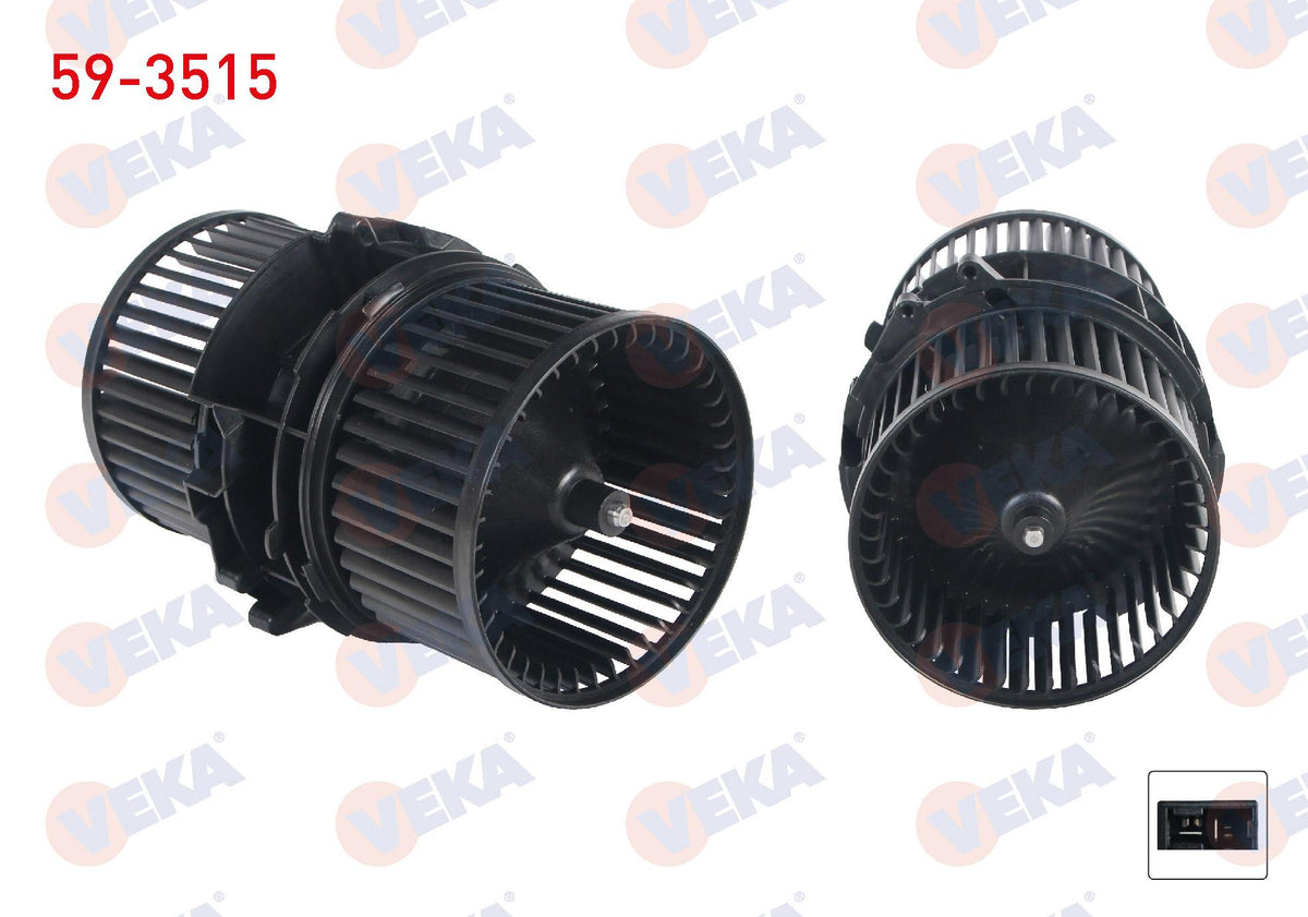 Veka 59-3515 Heater Motor Renault Fluence 2009-/ Megane III 2008-2015 — Heater & Blower