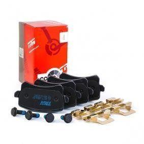 TRW GDB1763 Volkswagen Passat 2005-2014 Models Rear Brake Pad Set — Brake Pads