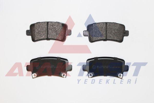 AP 05P1584 Brake Pad Rear with Wear Indicator Opel Insignia 1.6 16-17-18 Rim 2008-/ 1.6 T 2008-/ 2.0 CDTi 130 Hp 2008-/ 2.0 T 2008-/ 2.8 V6 2008