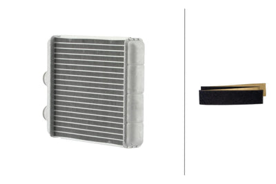Hella 8FH366335-291 Heater Core Opel Astra G /H Delphi Type — Heater & Blower