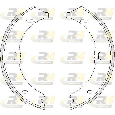 ROADHOUSE 4745.00 Brake Shoe Set — Brake Cables & Hardware