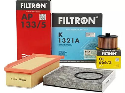 Filtron Renault Clio 4 2012-2018 0.9 tCe 1.2 tCe Periodic Oil Service Filter Set 3 Lü — Maintenance & Service Kits