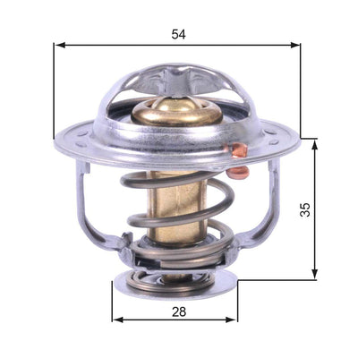 Gates TH43880G1 Thermostat Opel Antara /Chev.Captiva /Cruze Z20dm — Water Pump & Thermostat