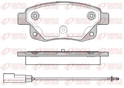 REMSA 1252.01 Brake Pad — Brake Pads