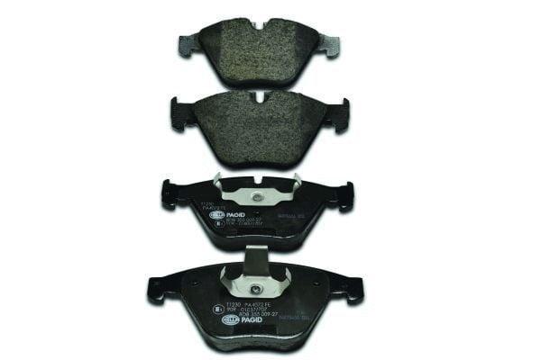 hella pagid front brake pads for bmw e60 e66, premium quality brake pads for bmw models, technical specifications of hella pagid brake pads HELLA PAGID Front Brake Pads 8DB355009-271 - Premium Quality for BMW E60-E65-E66 | Durable Automotive Component HELLA PAGID Front Brake Pads for BMW E60-E66 hella-pagid, brake-pads, bmw-e60, bmw-e65, bmw-e66, automotive-accessories, car-maintenance, performance-braking, ai-generated, durable-components