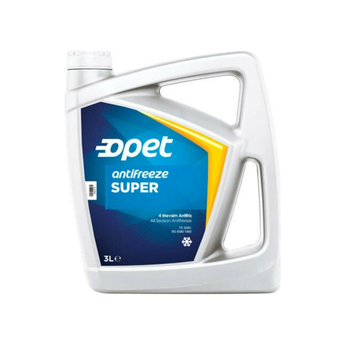 OPET Süper Antifreeze Four Mevsim Blue Antifreeze 3 Litre