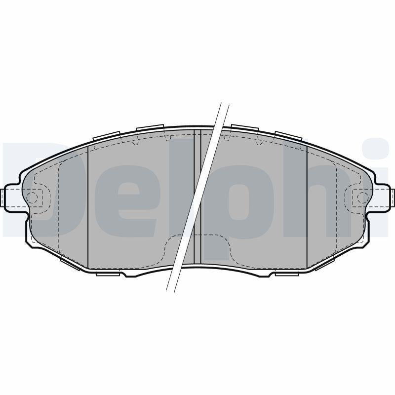 Delphi LP2183 Brake Pad Front Epica 2.0-2.5-2.0D Executive 06- — Brake Pads