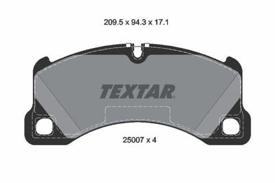 TEXTAR Brake Pad - VW Touareg, Cayenne, Panamera 2010+ — Brake Pads