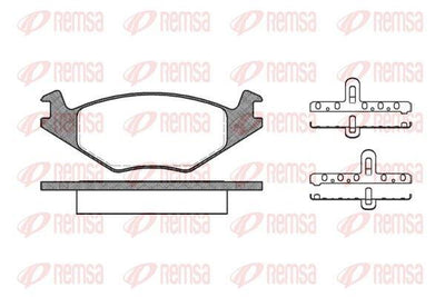 REMSA 0171.20 Brake Pad Córdoba I Sedan 6K2 C2 Station Wag — Brake Pads