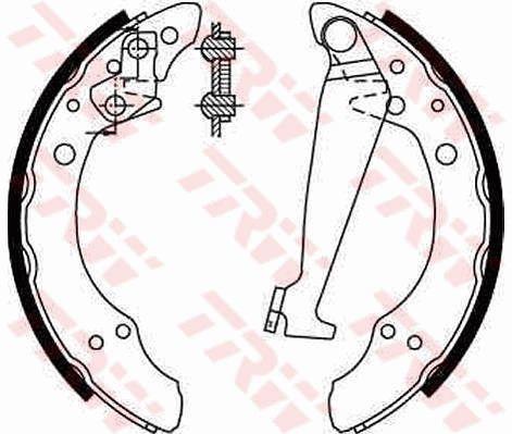 TRW GS8526 Brake Shoes - Volkswagen Classic Golf — Brake Cables & Hardware