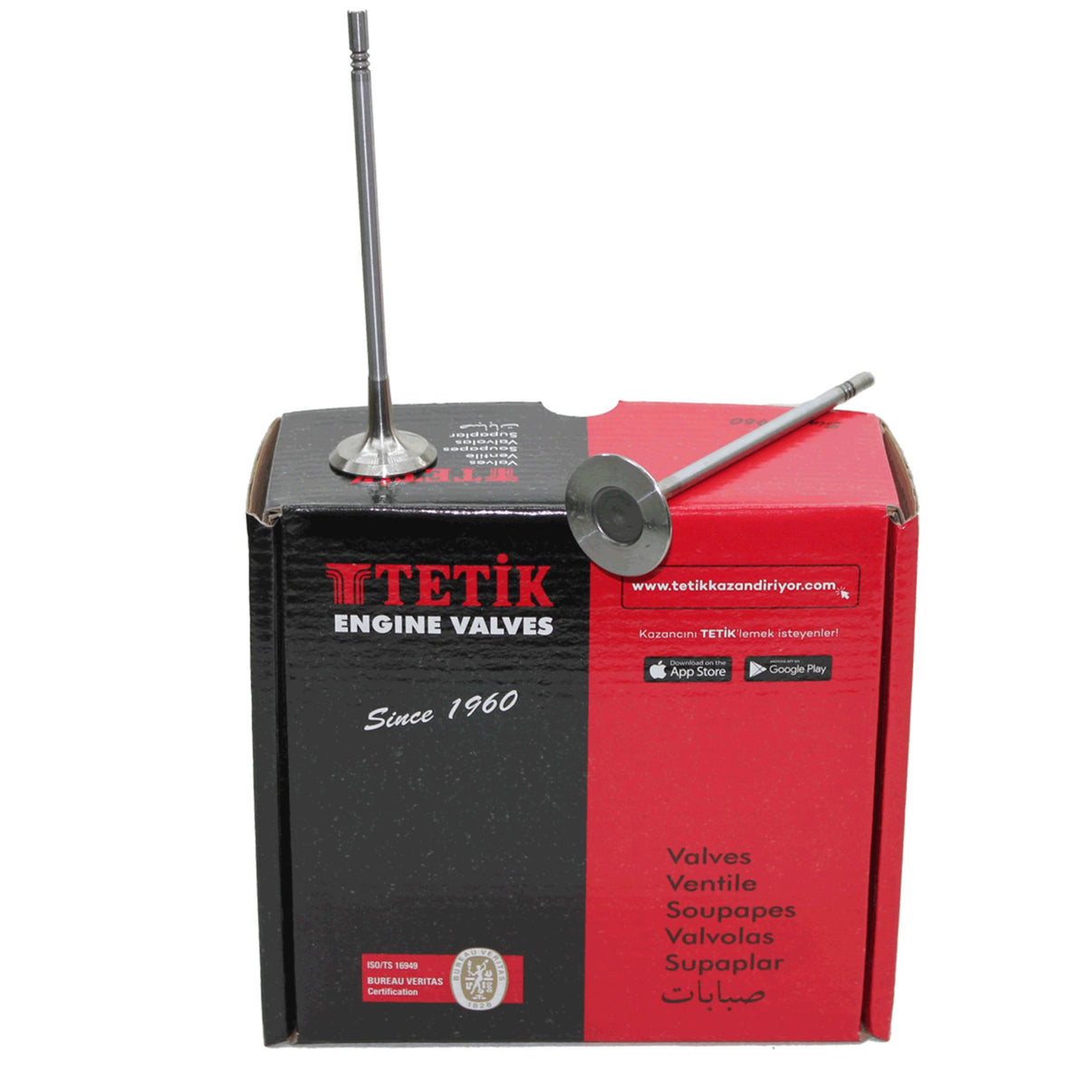 Tetik OPL-135 Chevrolet Cruze 1.6 Gasoline Steel Valve Set Stelitli 2004-2013 — Valvetrain