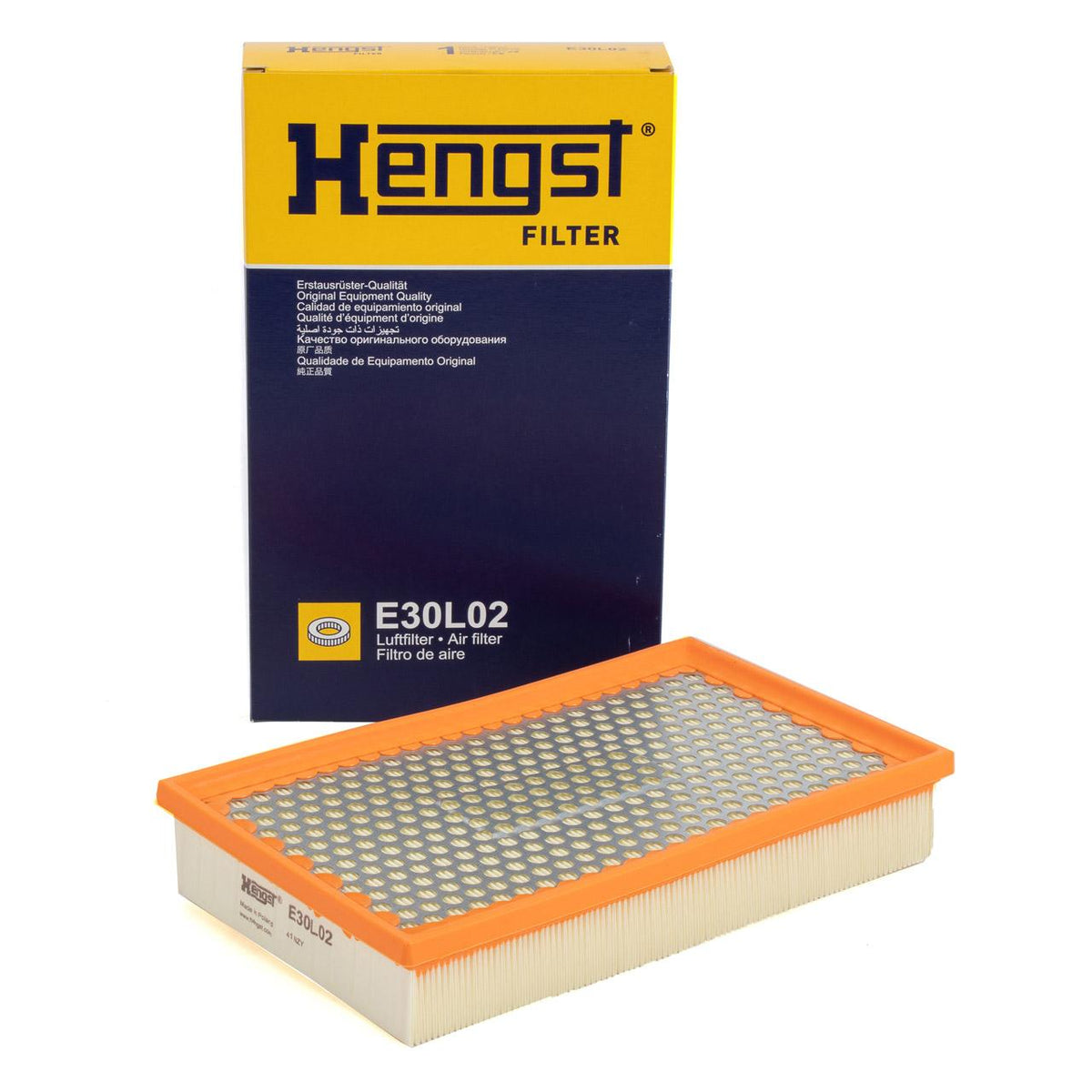 Hengst Air Filter for Mercedes W124 200D - High Compatibility — Air & Cabin Filters