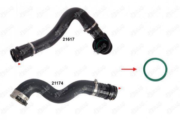 İbraş 21730 Turbo Hose Gasket Ok with Shown Gasket Opel Astra Opel Zafira Tourer — Turbo & Supercharger