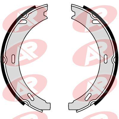 AP AP04730 Parking Brake Shoe with Accessories Mercedes A Class A 160 164X20 mm 1997-2004 / A Serie — Brake Cables & Hardware
