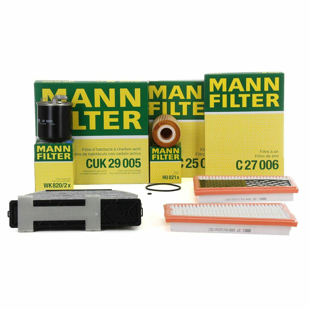 Mann Mercedes W204 Body C320 CDI Scheduled Service Filter Set — Maintenance & Service Kits