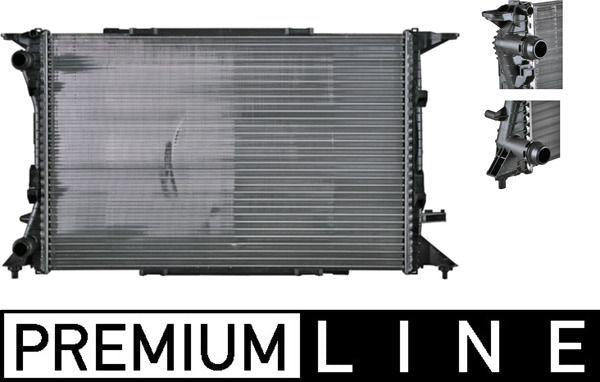 MAHLE Radiator - Compatible with Audi A4 A5 Q3 1.8 TFSI 2.0 TFSI TDI — Radiators & Fans