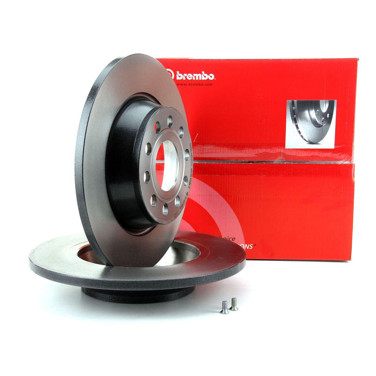 BREMBO Brake Disc 08.A202.11 - Rear Disc for VW Golf 2004-2014, Passat 2006-2015 and 2 more models — Brake Rotors & Drums