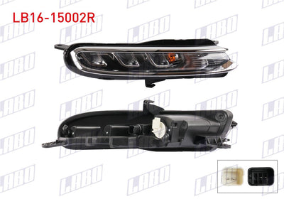 LABO LB16-15002R Daytime Headlight Right Citroen C3 2016-2019 — Headlights