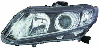 DEPO Honda Civic Right Headlight - Black - ECE Approved — Headlights