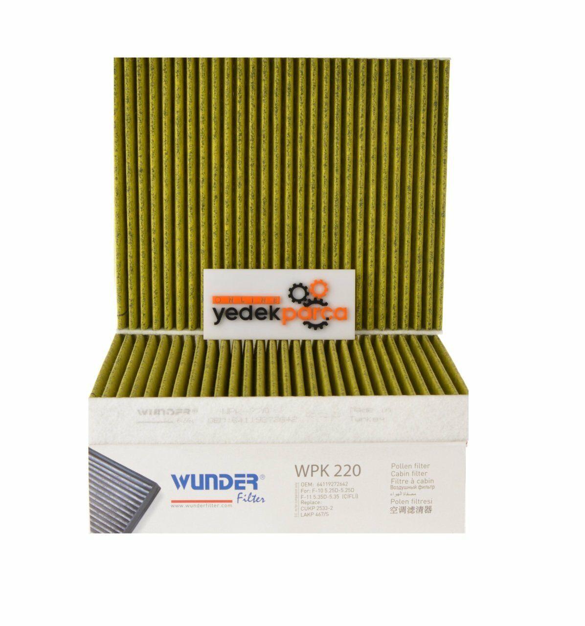WUNDER Carbon Climate Filter Set - BMW F10 Series — Maintenance & Service Kits