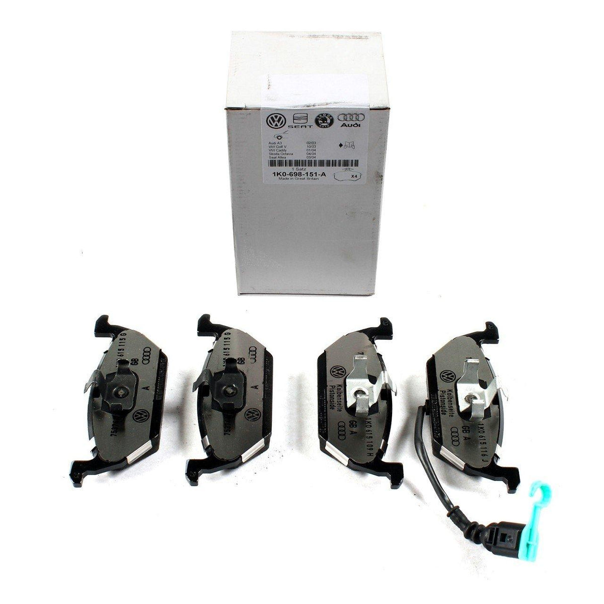 VAG Audi A3 2004-2013 Original Front Brake Pads