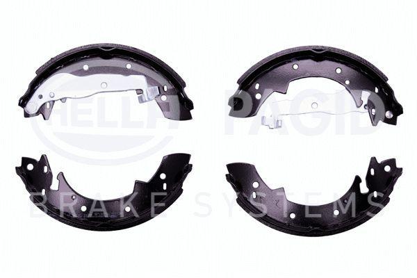 Hella Pagid 8DB355001-991 Brake Drum Brake Shoe (BMW E30) — Brake Cables & Hardware