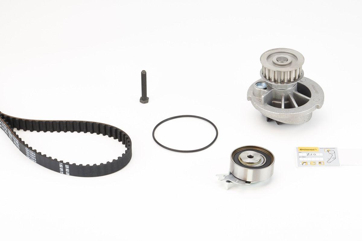 CONTINENTAL CTAM CT874WP1 Timing Belt Tensioner Set + Water Pump Opel Astra F G Corsa Vectra Chevro — Water Pump & Thermostat