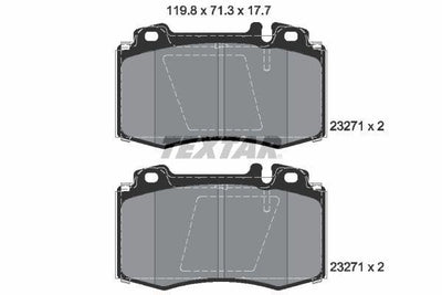 Textar 2327102 Brake Pads