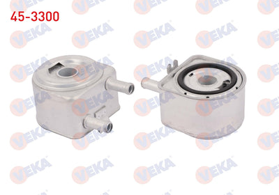 Veka 45-3300 Oil Cooler Single with Gasket Peugeot Partner-206-307-406 2.0 HDi 96-08 / Expert-Boxer II 2.0 HDi 9 — Oil System