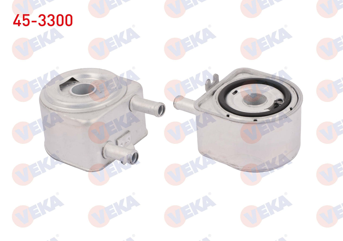 Veka 45-3300 Oil Cooler Single with Gasket Peugeot Partner-206-307-406 2.0 HDi 96-08 / Expert-Boxer II 2.0 HDi 9 — Oil System