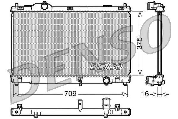 Denso DRM51001 Su Radiator Lexus Is II-E2-250 375×709X16 05-13