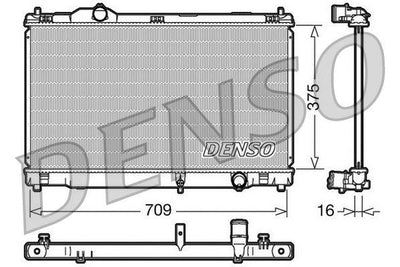 Denso DRM51001 Su Radiator Lexus Is II-E2-250 375×709X16 05-13