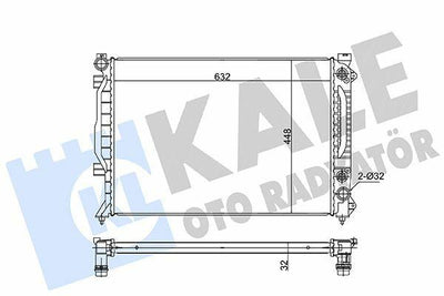 Kale Radiator 363290 for Audi A6 C5 2.5 TDI - Durable Cooling Solution — Radiators & Fans
