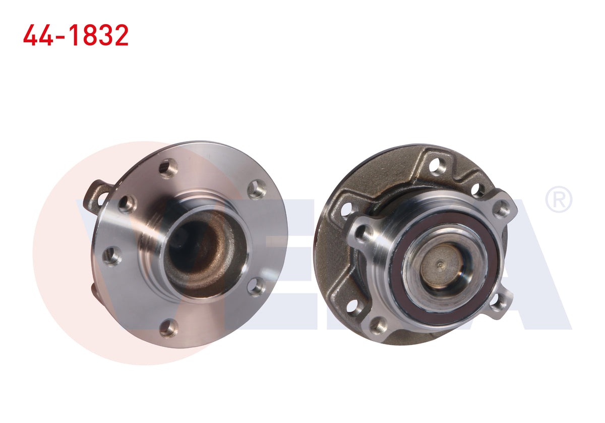 Veka 44-1832 Wheel Hub Left-Right Rear with Bearing Fiat 500X 1.6 Mjt 5 Lug Integrated ABS with Sensor 2014