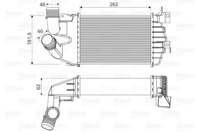 Valeo 818556 Turbo Radiator Opel Astra H Z13DTH — Radiators & Fans