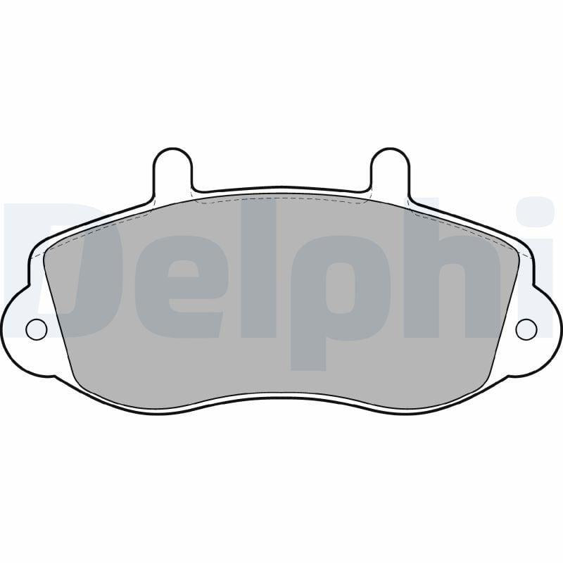 Delphi Front Brake Pads - LP1406 for Opel Movano & Renault Master
