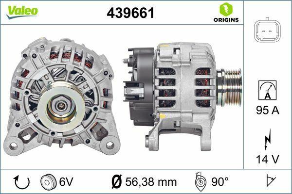 VALEO 439661 Alternator - Logan 1.4-1.6 Engines — Starting & Charging