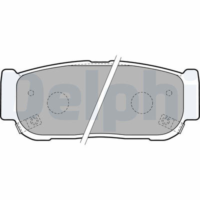 Delphi LP1797 Brake Pad Rear Kia Sorento 02-10 2.7Xdi 20V 163Hp — Brake Pads