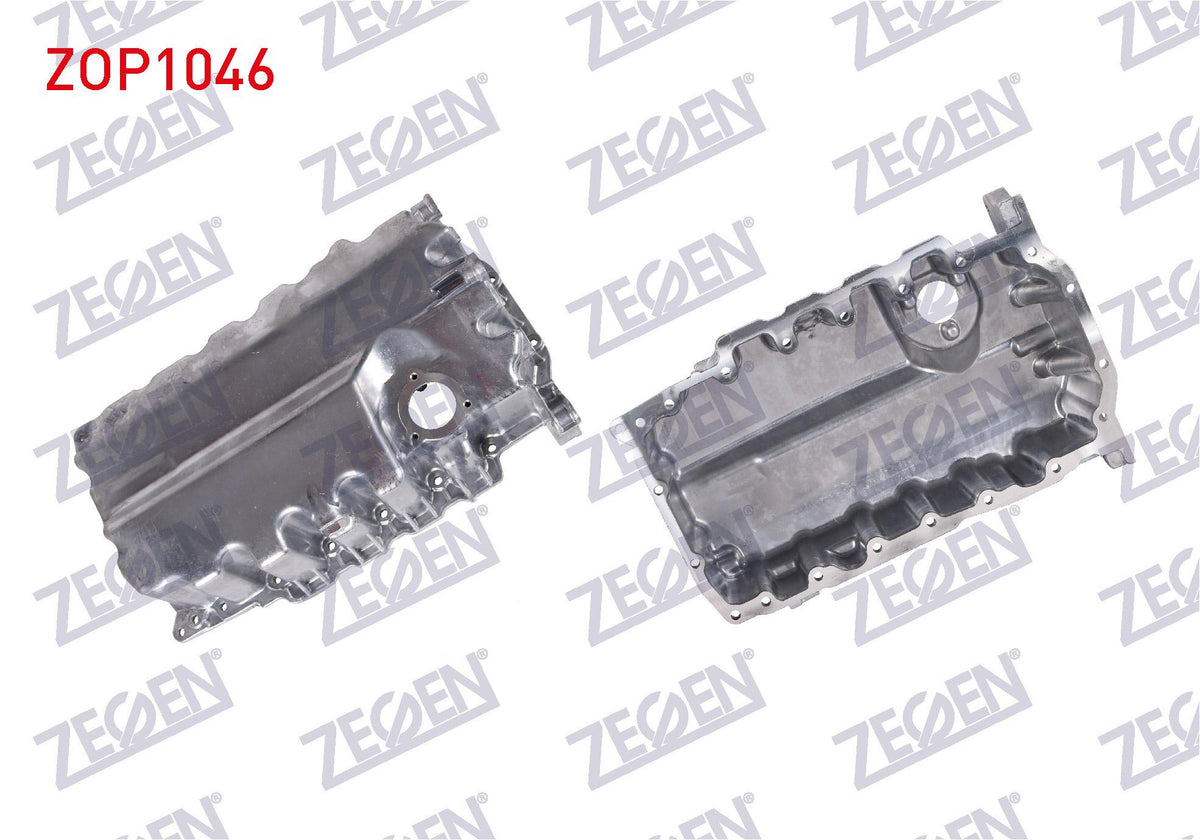 Zegen ZOP1046 Oil Pan Aluminium Sensor Drilled Volkswagen Golf VII / Audi A3 / Seat Leon / Skoda Octavia III (Cl — Oil System