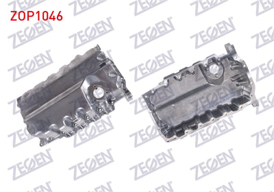 Zegen ZOP1046 Oil Pan Aluminium Sensor Drilled Volkswagen Golf VII / Audi A3 / Seat Leon / Skoda Octavia III (Cl — Oil System