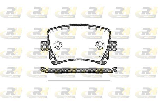 ROADHOUSE 21031.00 Brake Pad Rear Vag A3 Passat Caddy Golf5 Golf6 Jetta A3 Leon 04 > — Brake Pads