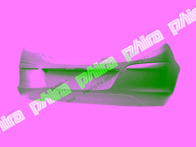 EUROSTAMP 101.13.9625 Rear Bumper Primed 5 Door Opel Corsa D 2011-2014 — Bumpers & Grilles