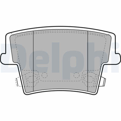 Delphi LP2035 Brake Pad Rear Chrysler 300C 04-12 Lancia Thema 3.6 3.0D 11 — Brake Pads