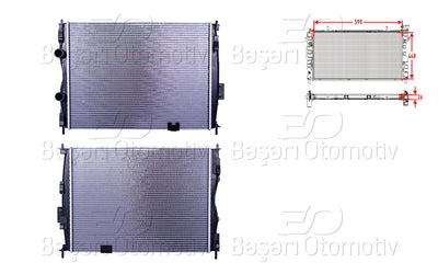 Wisco 3114116-00 Water Radiator Brazing Mt 590X448x26 Nissan Qashqai (J10) 1.6-2.0 07-13 — Radiators & Fans