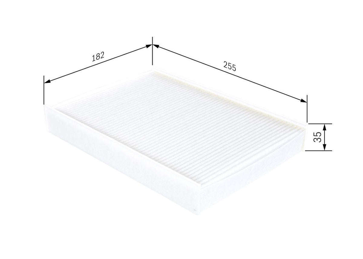 Bosch 1987432272 Cabin Air Filter VW Up/Seat Mii/Skoda Citigo 1.0 11- — Air & Cabin Filters