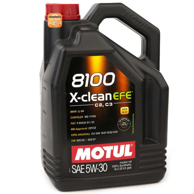 MOTUL 8100 X-Clean EFE 5W30 Synthetic Motor Oil - High Fuel Economy & Protection — Fluids & Chemicals