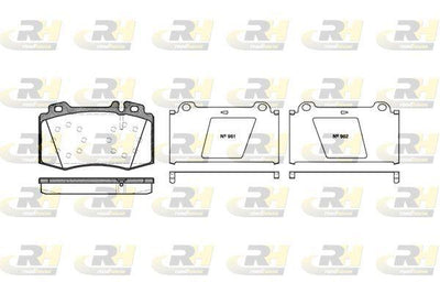 ROADHOUSE 2769.00 Brake Pad C Class Berlina Sportcoupe T-Mode Xx — Brake Pads